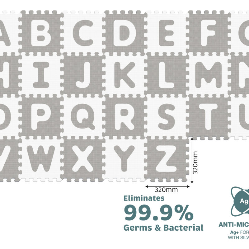 Antibacterial Puzzle Mat - Alphabet