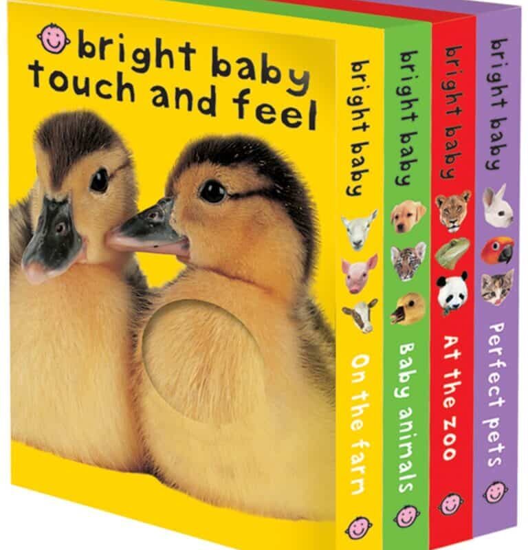 Priddy Books - Touch and Feel (At the Zoo, Baby Animals, On the Farm, Perfect Pets)