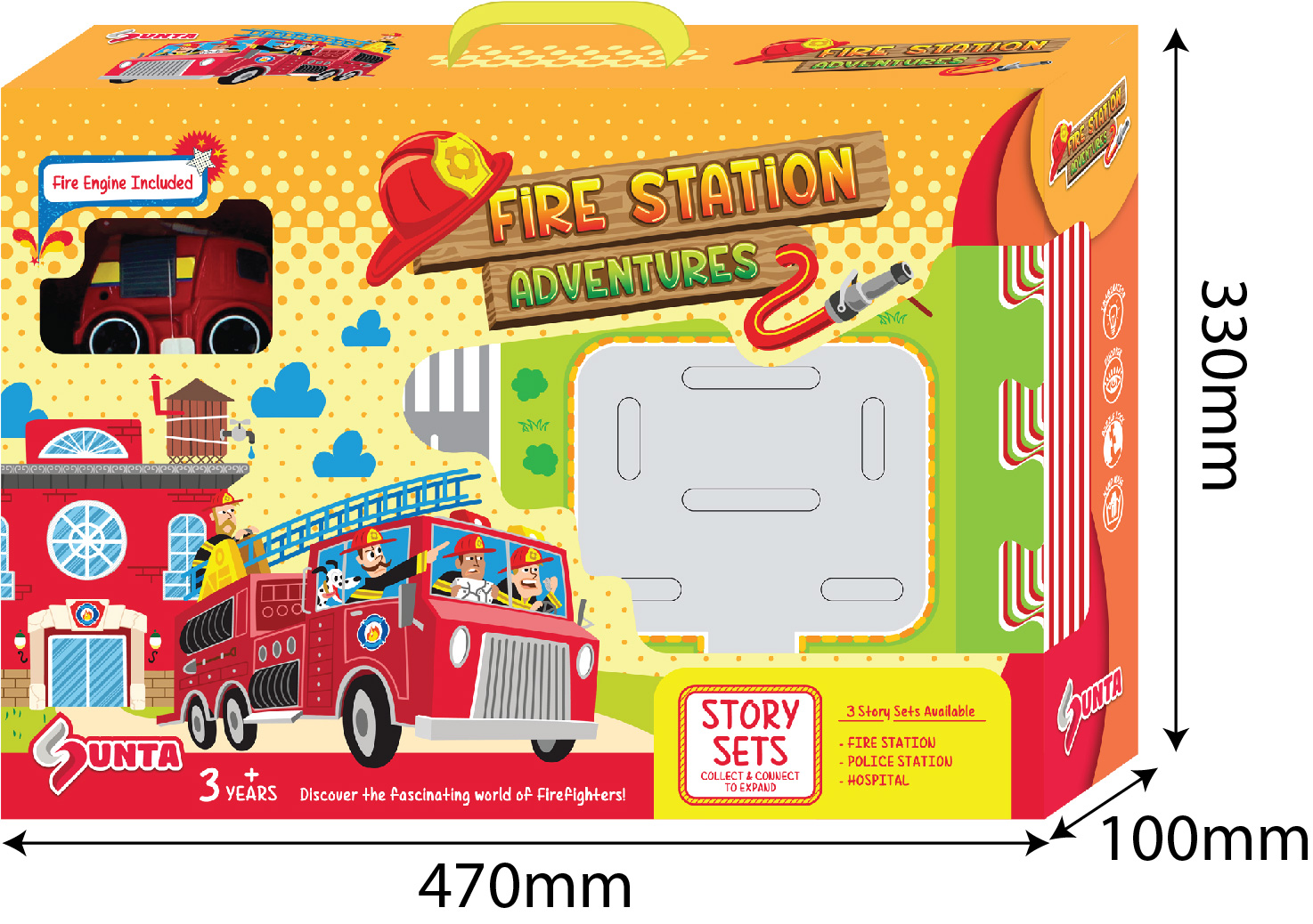 Puzzle Mat - Fire Station Adventures with Fire Engine - Image 3