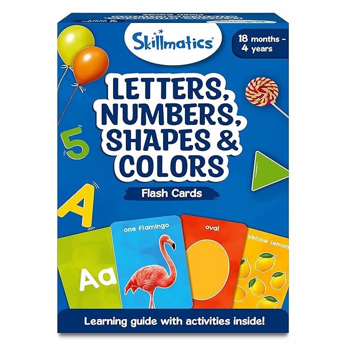 Flash Cards -Letters, Numbers, Shapes & Colors