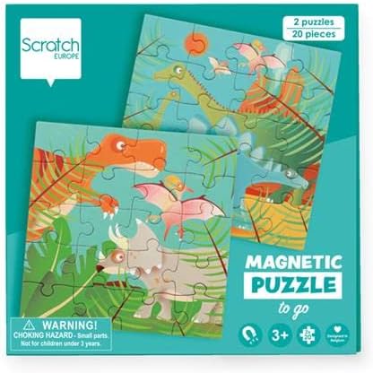 Dinosaurs Magnetic Puzzle Book To Go