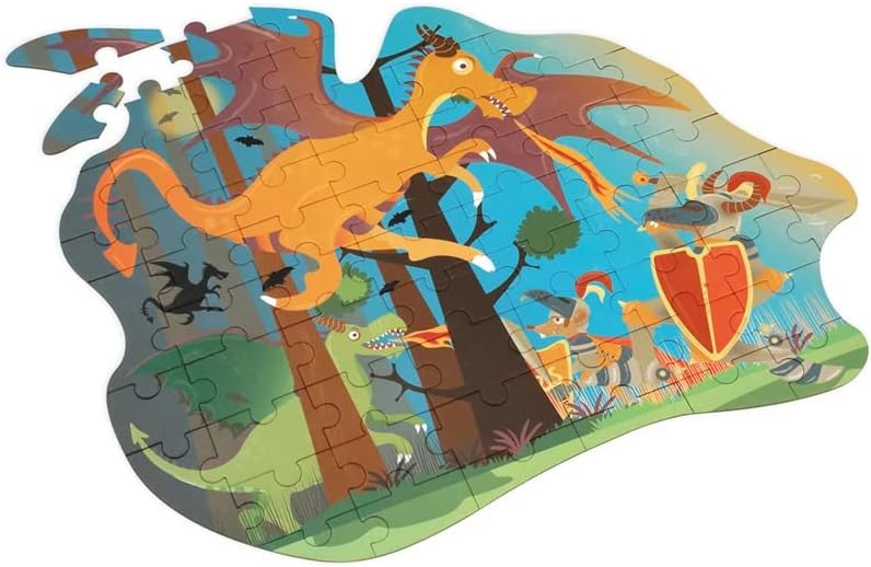 Dragon Contour Puzzle 61 Pcs - Scratch Europe - Image 2