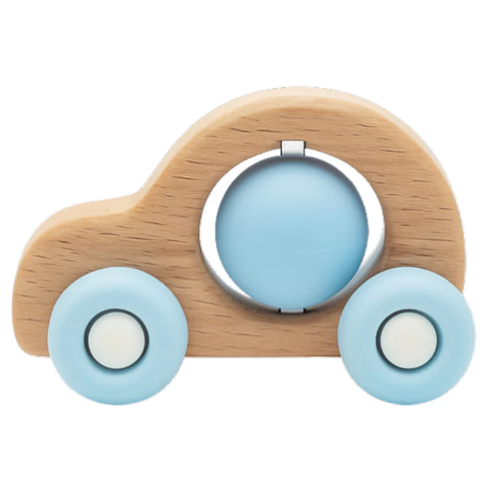 Two Wooden Silicone Car
