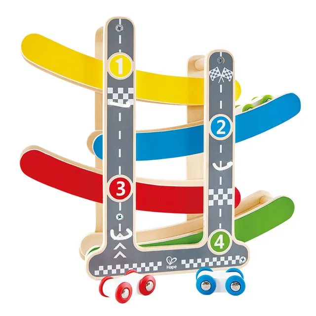 Fast Flip Racetrack with 3 speedy cars - Hape