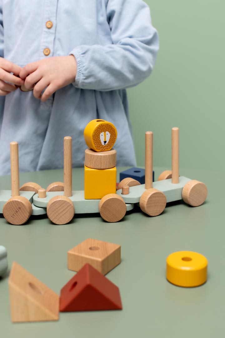 Wooden Animal Train - Trixie - Image 3