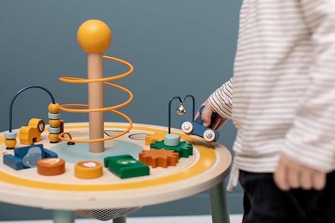 Wooden animal activity table - Trixie - Image 3