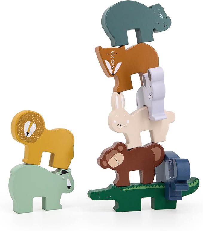 Wooden Animal Stacking Game - Trixie - Image 2