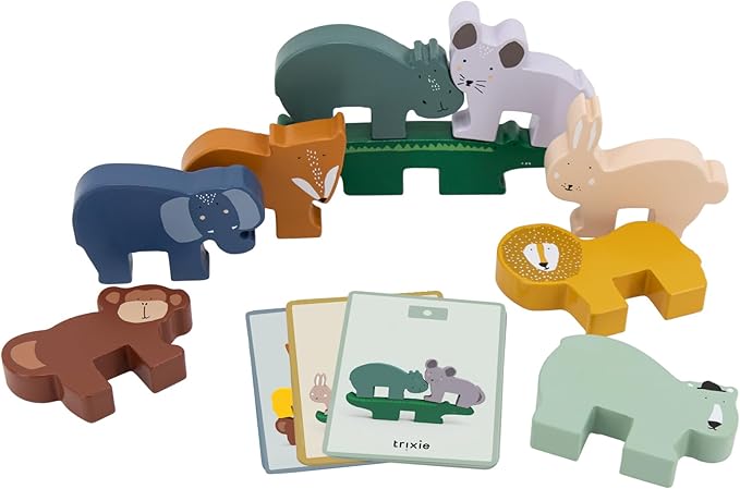Wooden Animal Stacking Game - Trixie