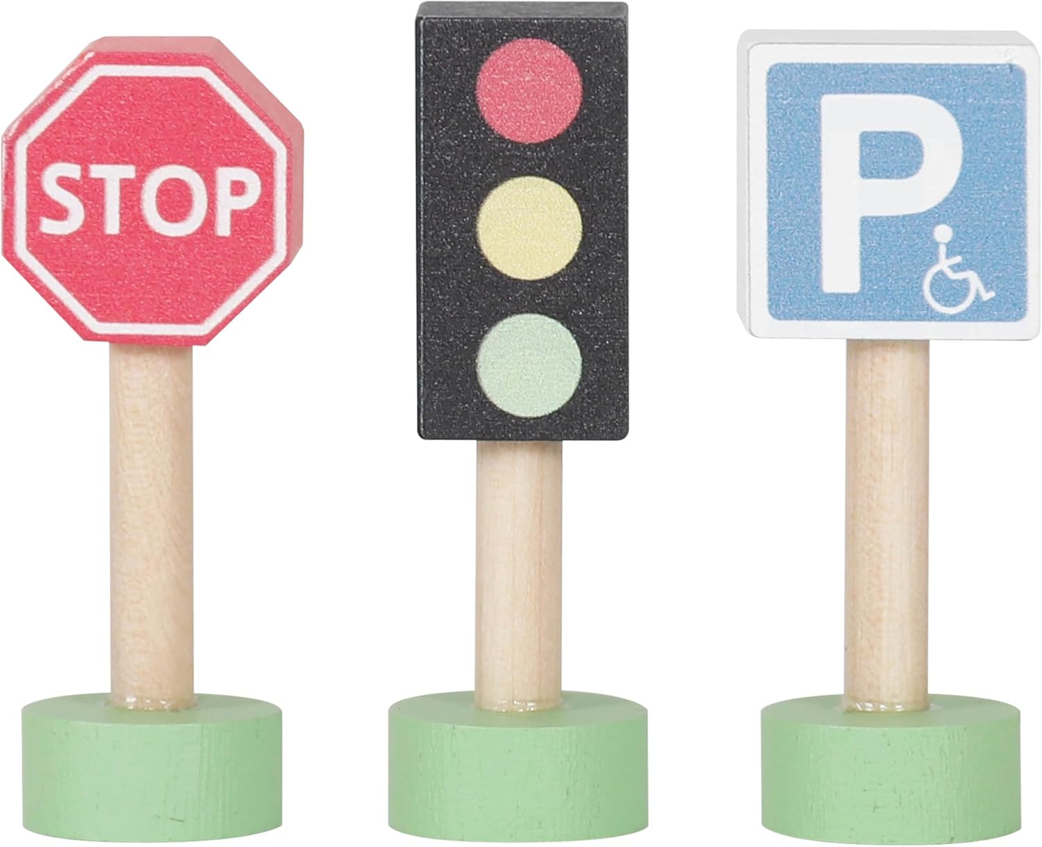 Wooden Car and Train Set with Playmat - Image 4