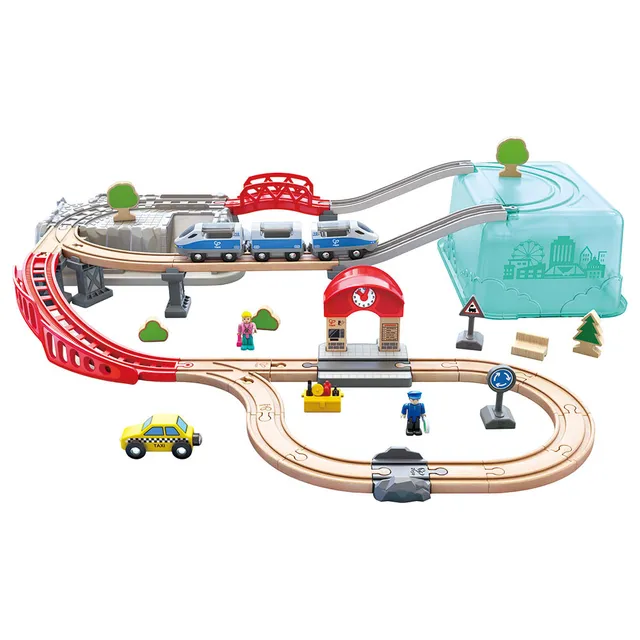 City Train Bucket Playset