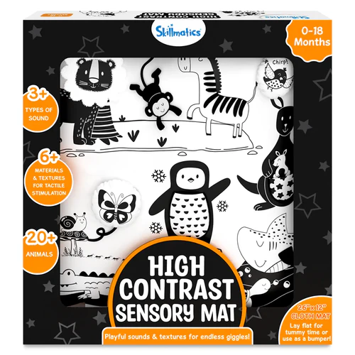 High Contrast Sensory Cloth Mat - Skillmatics