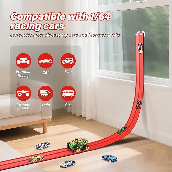 Flexible Car Race Track - 16 feet long - Image 7