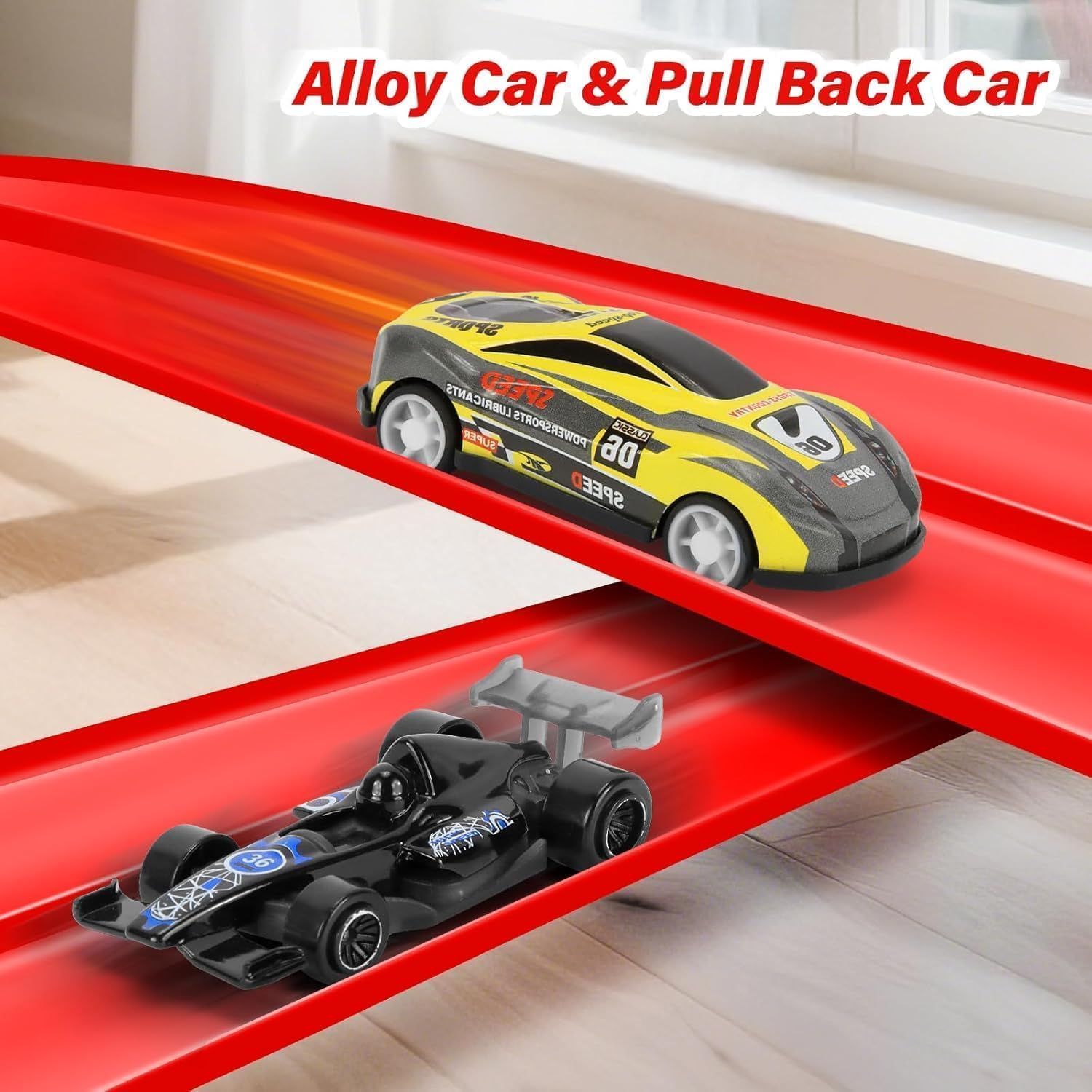 Flexible Car Race Track - 16 feet long - Image 3