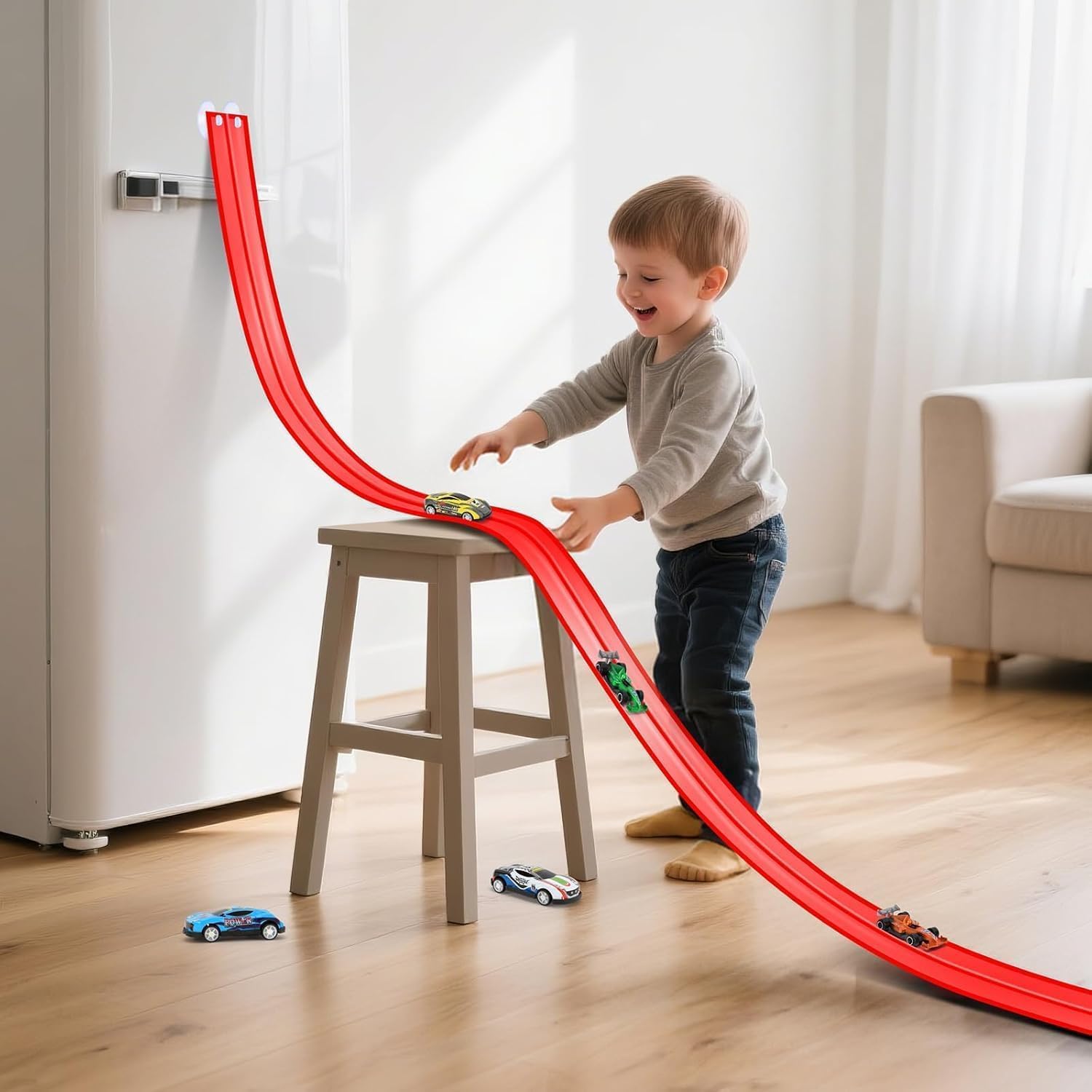 Flexible Car Race Track - 16 feet long - Image 2