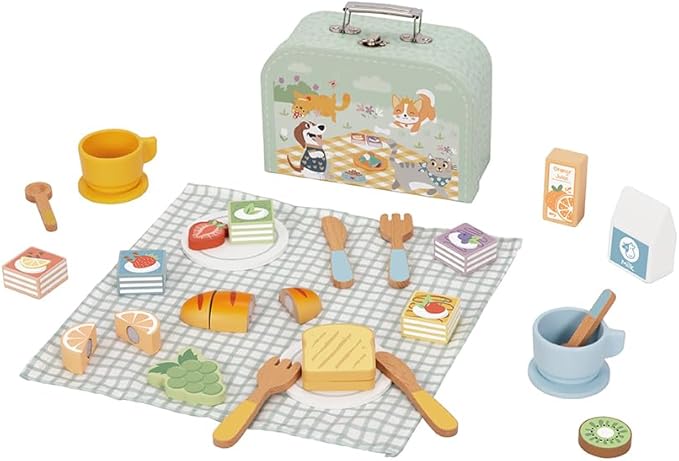 Wooden Picnic Playset
