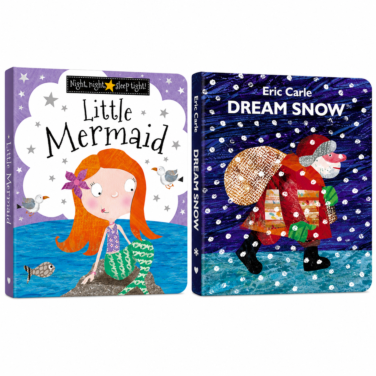 2 in 1 : Dream Snow by Eric Carle and Little Mermaid by Clare Fennell