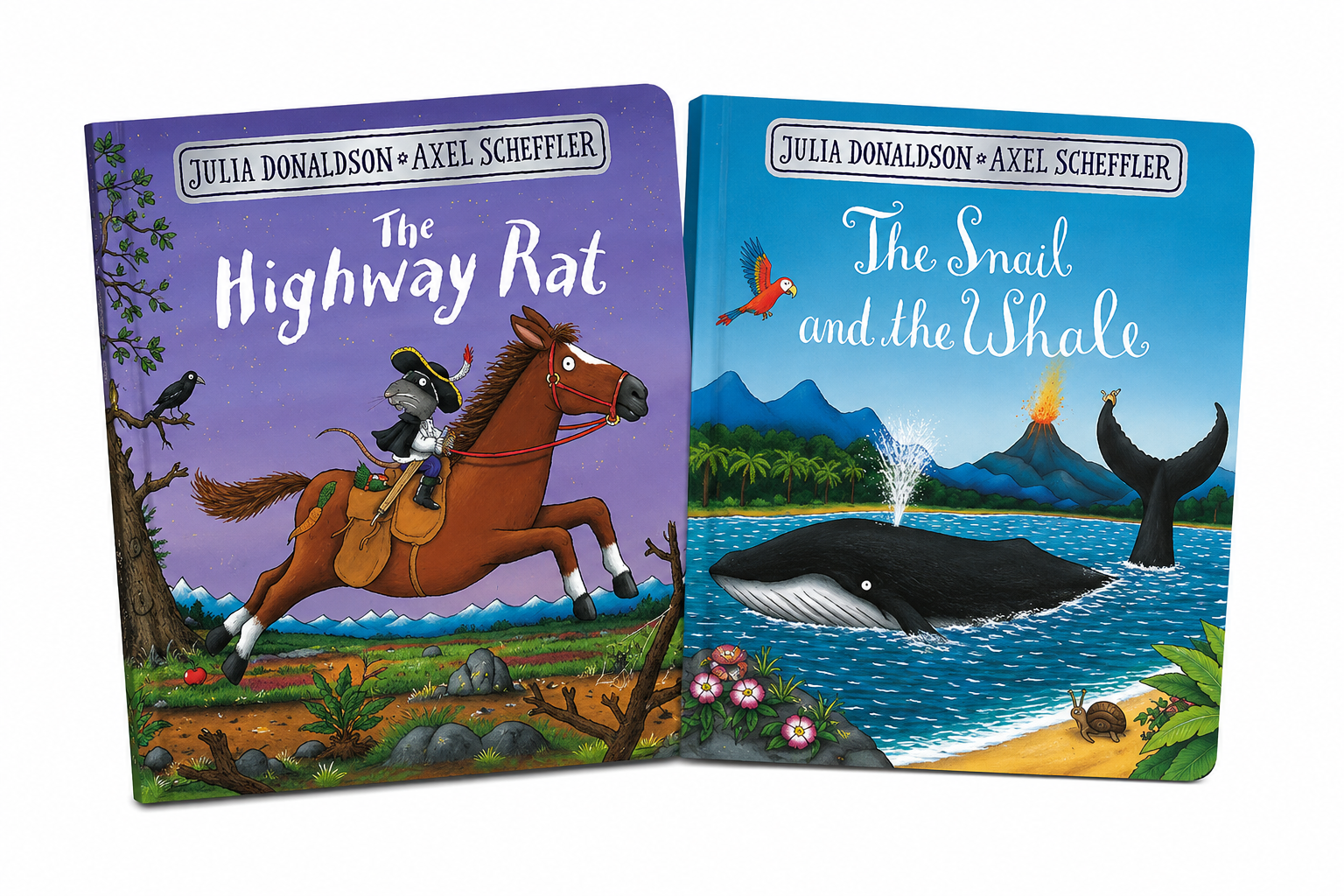 2 in 1 : The Highway Rat and The Snail and the Whale by Julia Donaldson