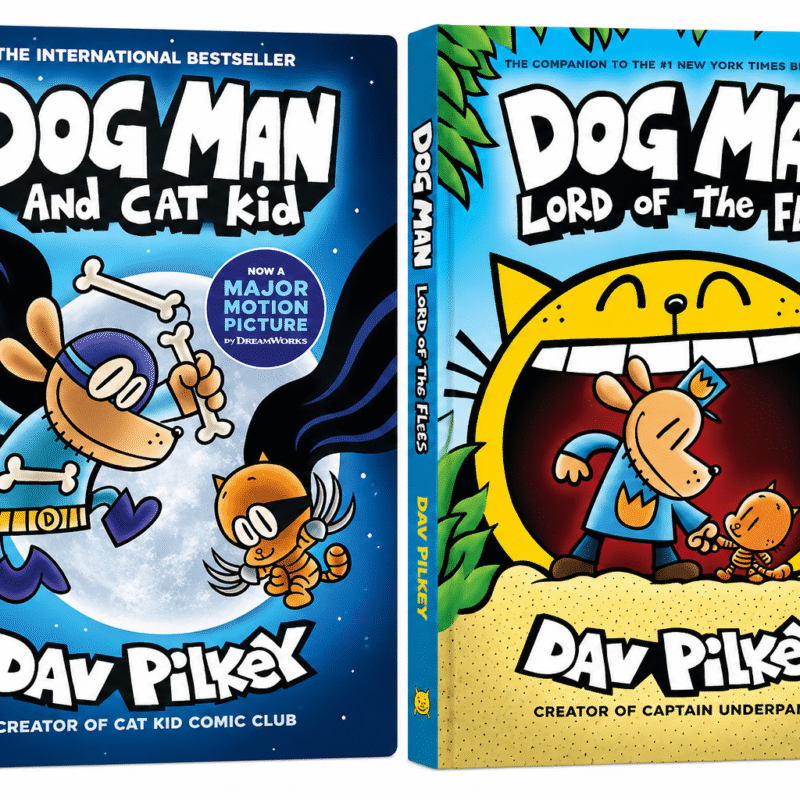 Dog Man 4 & 5: The Epic Collection Set of 2 books