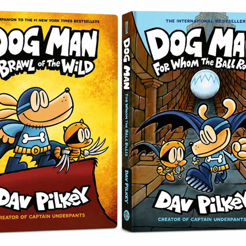 Dog Man 6 & 7: The Epic Collection Set of 2 books