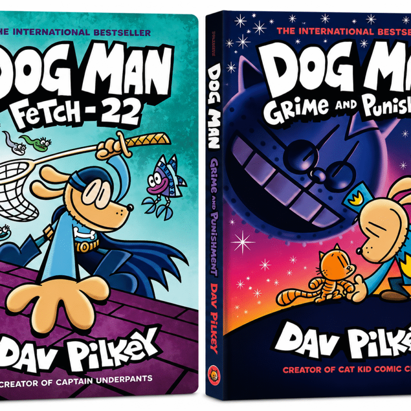 Dog Man 8 & 9: The Epic Collection Set of 2 books