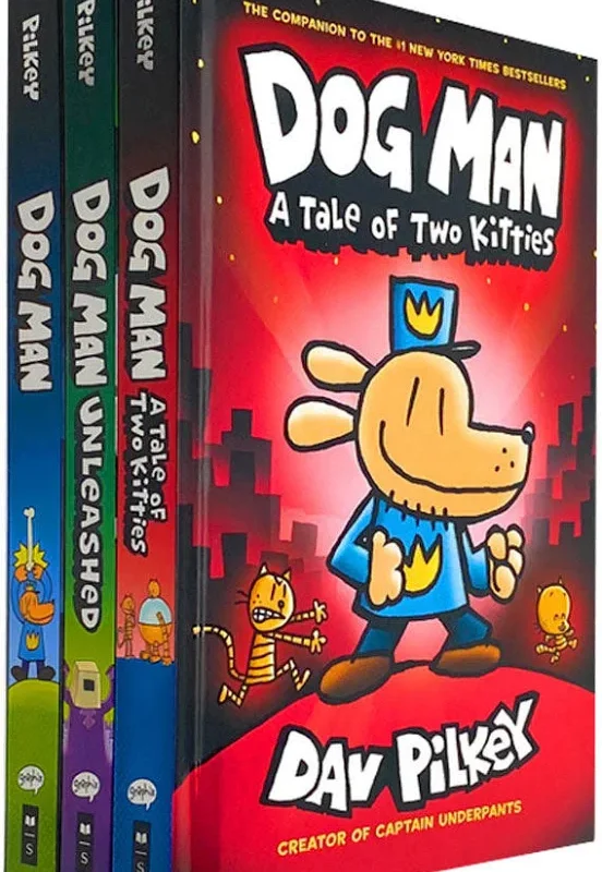 Dog Man: The Epic Collection Set of 3 books - 1, 2, 3
