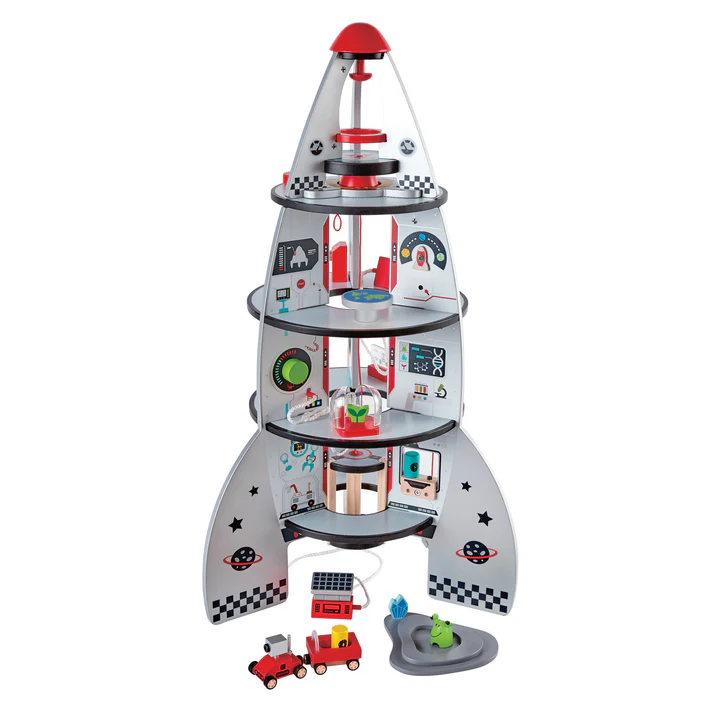 Four-Stage Rocket Ship - Hape - Image 5