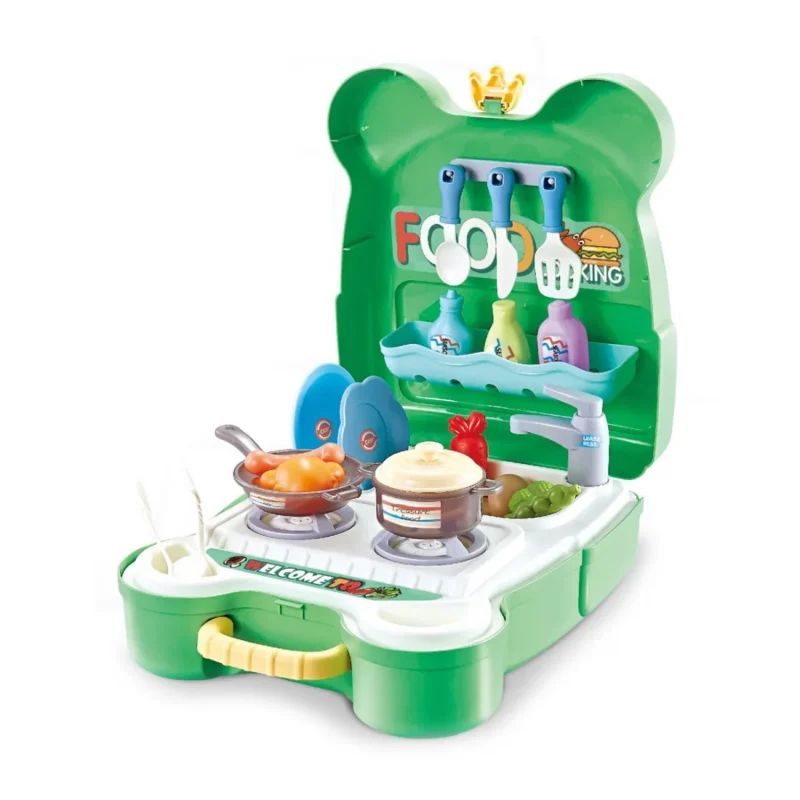 Frog Backpack Kitchen - Cooking Food