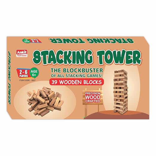 Stacking Tower Game Precision - 38 Blocks