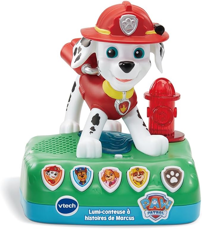 VTech - Paw Patrol, Light-Storyteller of Marcus, Night Light Storybox in French