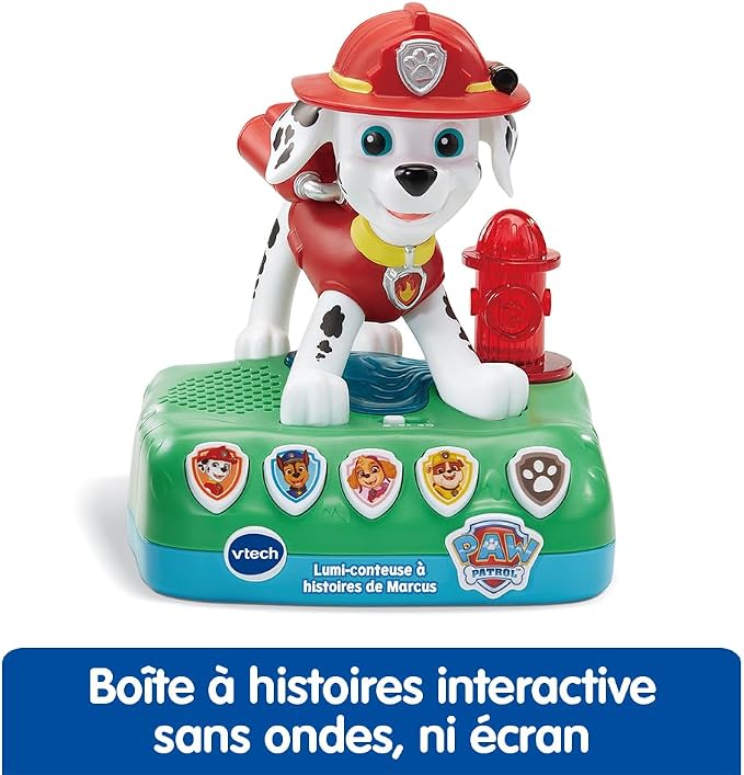 VTech - Paw Patrol, Light-Storyteller of Marcus, Night Light Storybox in French - Image 2