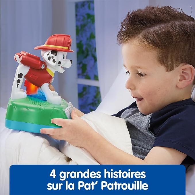 VTech - Paw Patrol, Light-Storyteller of Marcus, Night Light Storybox in French - Image 4