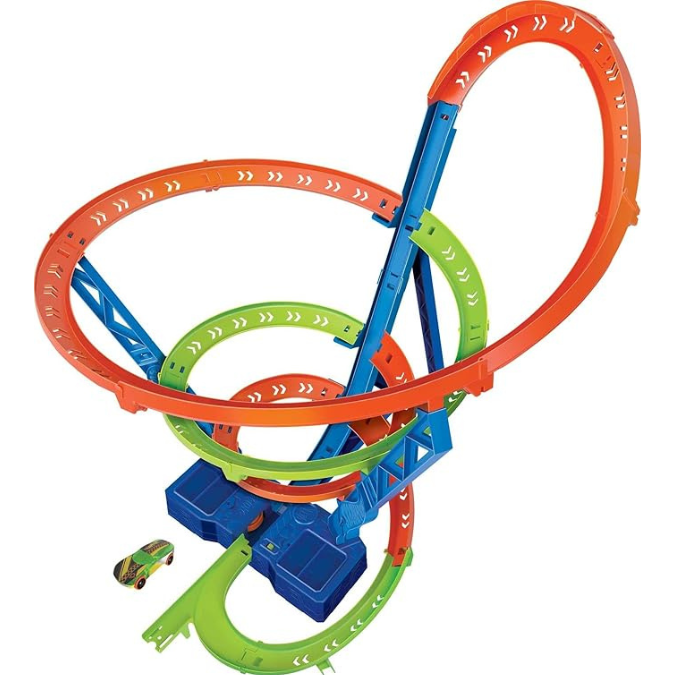 Hot Wheels Let's Race Netflix - Track Set and 1:64 Scale Racing