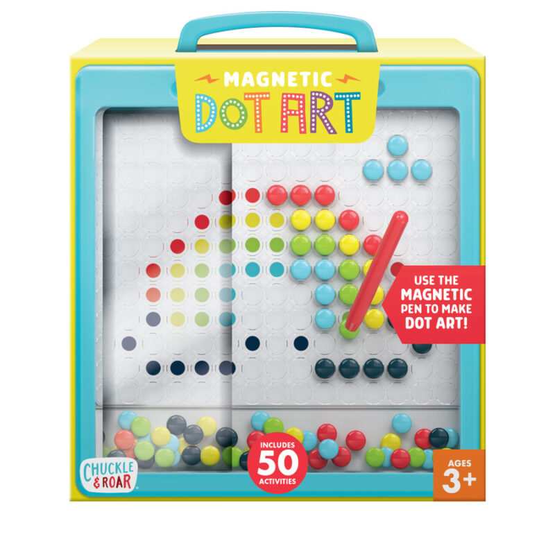 Chuckle & Roar Dot Art Designer Magnetic Drawing Board with 50 activities