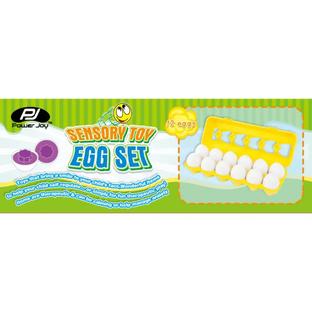 Power Joy Fidget Toy Egg Set 12Pcs - Image 3