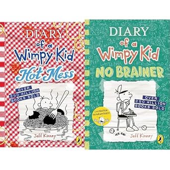 2 in 1 : Diary of a Wimpy Kid - No Brainer & Hot Mess