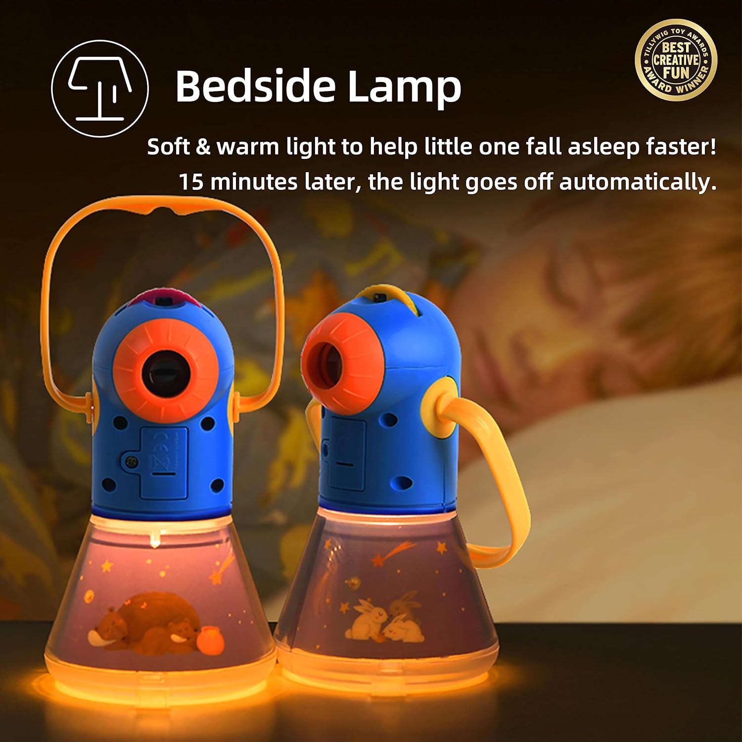 MiDeer Kids Story Projector with 12pcs Story Reels and Flashlight - Image 6