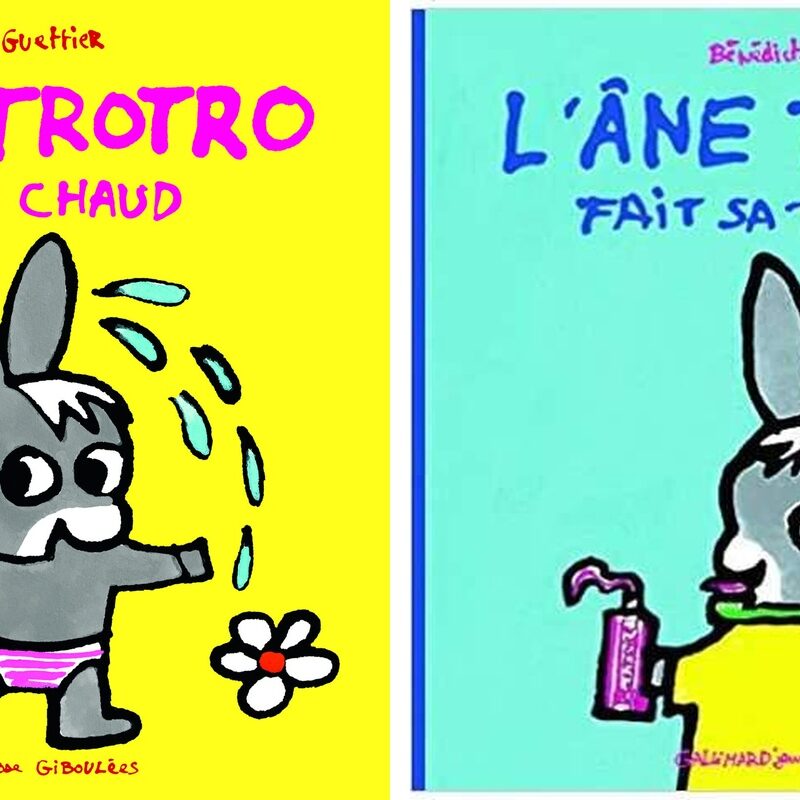 2 in 1 : L'ane Trotro Fait sa Toilette & A Trop Chaud- French